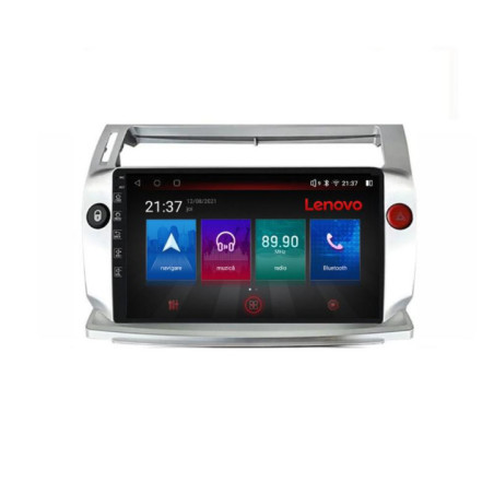 Navigatie dedicata Citroen C4 M-088 Octa Core Android Radio Bluetooth GPS WIFI/4G DSP LENOVO 2K 8+128GB 360 Toslink