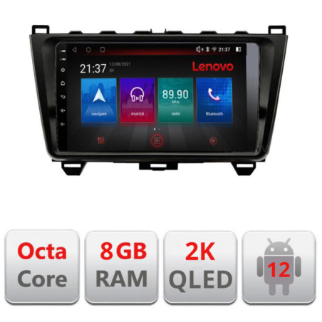 Navigatie dedicata Mazda 6 M-012 Octa Core Android Radio Bluetooth GPS WIFI/4G DSP LENOVO 2K 8+128GB 360 Toslink