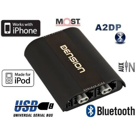 Interfata integrare AUX-In, USB, iPod, iPhone, Bluetooth, DENSION Gateway 500 (Dual FOT)