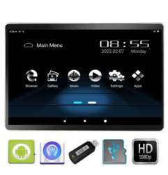 Edotec Travelmate 10 A2 Tetiera cu Android 10" USB SD 1080p internet Touchscreen