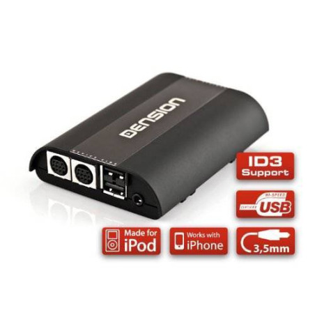 Interfata integrare AUX-In, USB, iPod, Bluetooth, Dension Gateway 500S (Dual FOT)