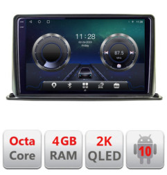C-2din-1 Navigatie dedicata universala 2din-1 Android Octa Core Ecran 2K QLED GPS  4G 4+32GB 360 KIT-2din-1+EDT-E409-2K