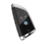 Cheie smart BMW F style cu touchscreen keyless entry argintiu