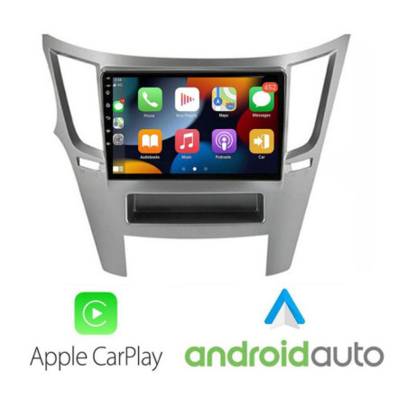 Sistem Multimedia MP5 Subru Legacy 2010-2015 J-458 Carplay Android Auto Radio Camera USB