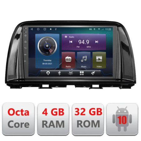 Navigatie dedicata Mazda CX5 2015-2017  Android radio gps internet Octa core 4+32 kit-cx5-16+EDT-E409