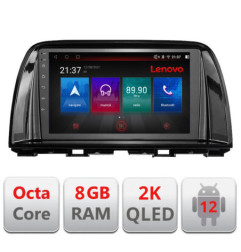 Navigatie dedicata Mazda CX5 2015-2017  Octa Core Android Radio Bluetooth GPS WIFI/4G DSP LENOVO 2K 8+128GB 360 Toslink
