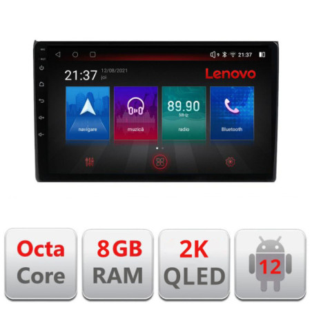 Navigatie dedicata Fiat Tipo 2015-2021 D-TIPO Octa Core Android Radio Bluetooth GPS WIFI/4G DSP LENOVO 2K 8+128GB 360 Toslink
