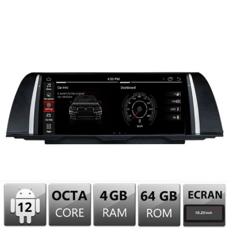 Navigatie dedicata BMW X1 E84 2010-2011 cu ecran CIC Android ecran 10.25" 4+64 4G BT