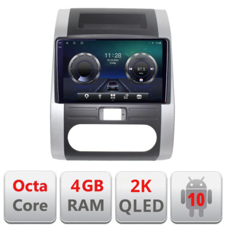 Navigatie dedicata Nissan X-trail old C-001 Android Octa Core Ecran 2K QLED GPS  4G 4+32GB 360 KIT-001+EDT-E410-2K