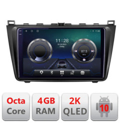 Navigatie dedicata Mazda 6 C-012 Android Octa Core Ecran 2K QLED GPS  4G 4+32GB 360 KIT-012+EDT-E409-2K