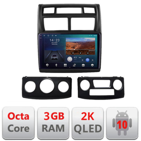 Navigatie dedicata Kia Sportage 2007-2013 B-023  Android Ecran 2K QLED octa core 3+32 carplay android auto KIT-023+EDT-E309V3-2K