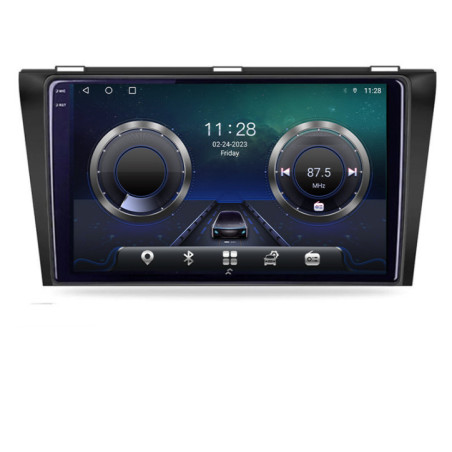 Navigatie dedicata Mazda 3 2009-2014 C-034 Android Octa Core Ecran 2K QLED GPS  4G 4+32GB 360 KIT-034+EDT-E409-2K