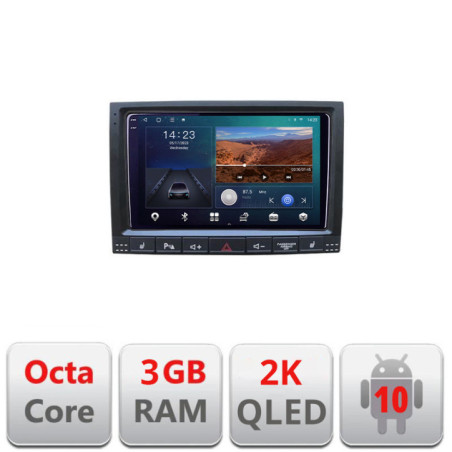 Navigatie dedicata VW Touareg 2004-2010  Android Ecran 2K QLED octa core 3+32 carplay android auto KIT-042-v2+EDT-E309V3-2K