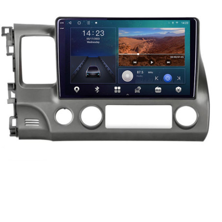 Navigatie dedicata Honda Civic Sedan B-044  Android Ecran 2K QLED octa core 3+32 carplay android auto KIT-044+EDT-E310V3-2K