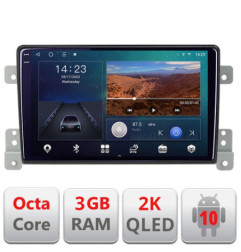 Navigatie dedicata Suzuki Grand Vitara Old Quad Core B-053  Android Ecran 2K QLED octa core 3+32 carplay android auto KIT-053+EDT-E309V3-2K
