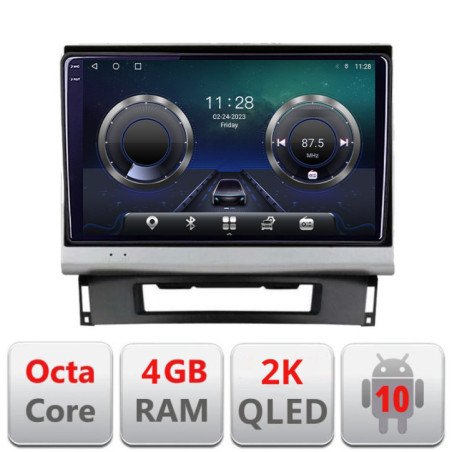 Navigatie dedicata Opel Astra J  C-072 Android Octa Core Ecran 2K QLED GPS  4G 4+32GB 360 KIT-072+EDT-E409-2K