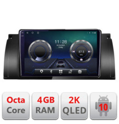 Navigatie dedicata BMW E39 si E53 C-082 Android Octa Core Ecran 2K QLED GPS  4G 4+32GB 360 KIT-082+EDT-E409-2K