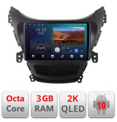 Navigatie dedicata Hyundai Elantra 2011-2013 B-092  Android Ecran 2K QLED octa core 3+32 carplay android auto KIT-092+EDT-E309V3-2K