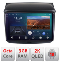 Navigatie dedicata Mitsubishi L200 2006-2014 B-094  Android Ecran 2K QLED octa core 3+32 carplay android auto KIT-094+EDT-E309V3-2K