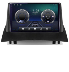 Navigatie dedicata Renault Megane 2 C-098 Android Octa Core Ecran 2K QLED GPS  4G 4+32GB 360 KIT-098+EDT-E409-2K