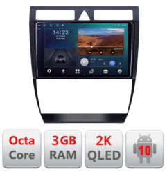 Navigatie dedicata Audi A6 Quad Core B-102  Android Ecran 2K QLED octa core 3+32 carplay android auto KIT-102+EDT-E309V3-2K