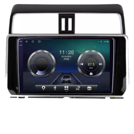Navigatie dedicata Toyota Prado J150 2018- C-1065 Android Octa Core Ecran 2K QLED GPS  4G 4+32GB 360 KIT-1065+EDT-E410-2K
