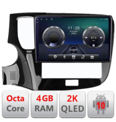 Navigatie dedicata Mitsubishi Oultander 2020- C-1230-20 Android Octa Core Ecran 2K QLED GPS  4G 4+32GB 360 kit-1230-20+EDT-E410-2K