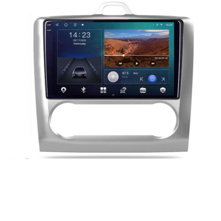 Navigatie dedicata Ford Focus 2 Automat B-140-automatic  Android Ecran 2K QLED octa core 3+32 carplay android auto KIT-140-AUTOMATIC+EDT-E309V3-2K