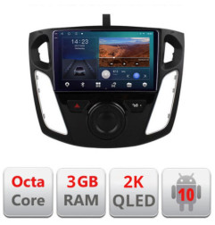Navigatie dedicata Ford Focus 3 B-150  Android Ecran 2K QLED octa core 3+32 carplay android auto KIT-150+EDT-E309V3-2K
