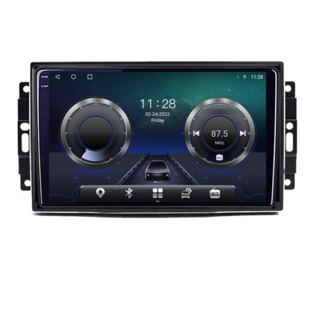Navigatie dedicata CHRYSLER Jeep Manual C-202 Android Octa Core Ecran 2K QLED GPS  4G 4+32GB 360 KIT-202+EDT-E410-2K