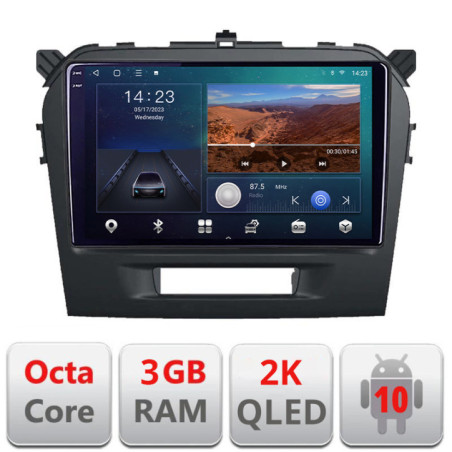 Navigatie dedicata Suzuki Grand Vitara 2016- B-2265  Android Ecran 2K QLED octa core 3+32 carplay android auto KIT-2265+EDT-E309V3-2K