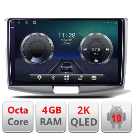 Navigatie dedicata VW PASSAT 2010-2015 Manual C-267 Android Octa Core Ecran 2K QLED GPS  4G 4+32GB 360 KIT-267+EDT-E410-2K