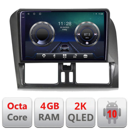 Navigatie dedicata Volvo XC60 2014-2018 sistem Sensus Connect C-272-14 Android Octa Core Ecran 2K QLED GPS  4G 4+32GB 360 kit-272-14+EDT-E409-2K