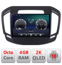 Navigatie dedicata Opel Insignia 2014-2016 C-338 Android Octa Core Ecran 2K QLED GPS  4G 4+32GB 360 KIT-338+EDT-E409-2K