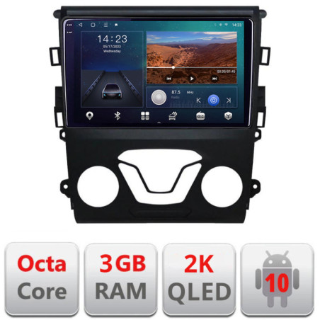 Navigatie dedicata Ford Mondeo 2013-2020 B-377  Android Ecran 2K QLED octa core 3+32 carplay android auto KIT-377+EDT-E309V3-2K