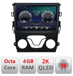 Navigatie dedicata Ford Mondeo 2013- C-377 Android Octa Core Ecran 2K QLED GPS  4G 4+32GB 360 KIT-377+EDT-E409-2K