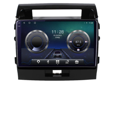 Navigatie dedicata Toyota LandCruiser 2008-2015 C-381 Android Octa Core Ecran 2K QLED GPS  4G 4+32GB 360 KIT-381+EDT-E410-2K