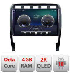 Navigatie dedicata Porsche Cayenne 2002-2011 C-443 Android Octa Core Ecran 2K QLED GPS  4G 4+32GB 360 KIT-443+EDT-E409-2K