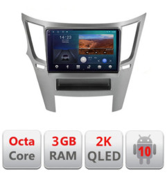 Navigatie dedicata Subru Legacy 2010-2015 B-458  Android Ecran 2K QLED octa core 3+32 carplay android auto KIT-458+EDT-E309V3-2K