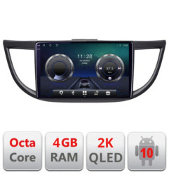 Navigatie dedicata Honda CR-V 2012-2016 C-469 Android Octa Core Ecran 2K QLED GPS  4G 4+32GB 360 KIT-469+EDT-E410-2K