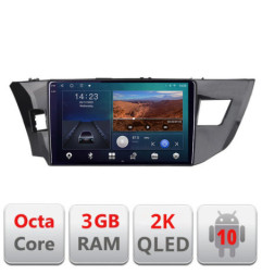 Navigatie dedicata Toyota Corolla 2013-2017 B-470  Android Ecran 2K QLED octa core 3+32 carplay android auto KIT-470+EDT-E310V3-2K
