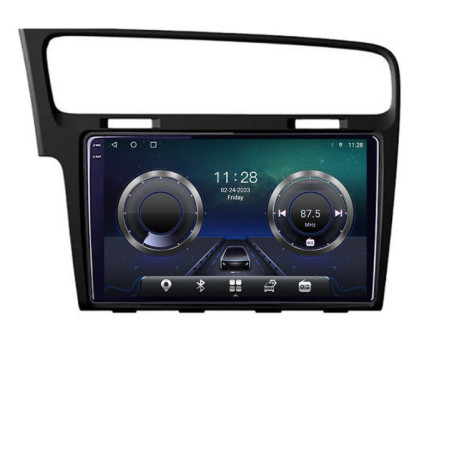 Navigatie dedicata VW Golf 7 C-491 Android Octa Core Ecran 2K QLED GPS  4G 4+32GB 360 KIT-491+EDT-E410-2K