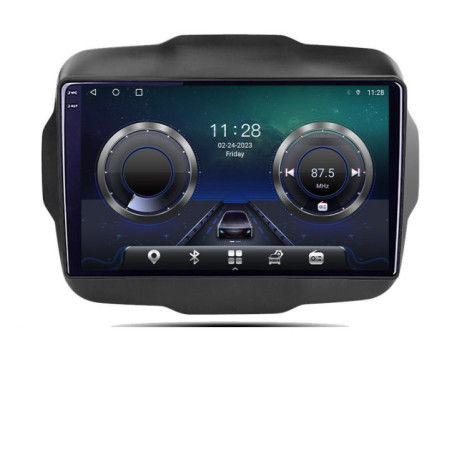 Navigatie dedicata Jeep Renegade C-500 Android Octa Core Ecran 2K QLED GPS  4G 4+32GB 360 KIT-500+EDT-E409-2K