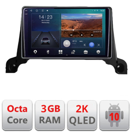 Navigatie dedicata Peugeot 5008 2016-2020 B-5008  Android Ecran 2K QLED octa core 3+32 carplay android auto kit-5008+EDT-E309V3-2K