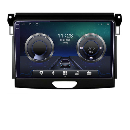 Navigatie dedicata Ford Ranger C-574  Android Octa Core Ecran 2K QLED GPS  4G 4+32GB 360 KIT-574+EDT-E409-2K