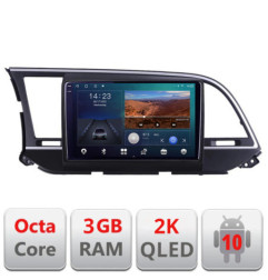 Navigatie dedicata Hyundai Elantra 2015-2018 B-581  Android Ecran 2K QLED octa core 3+32 carplay android auto KIT-581+EDT-E309V3-2K