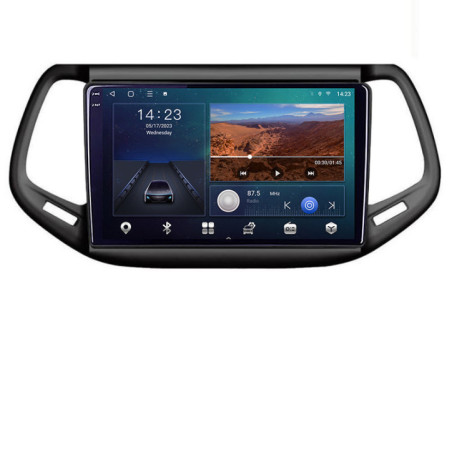 Navigatie dedicata Jeep Compass 2017 B-739  Android Ecran 2K QLED octa core 3+32 carplay android auto KIT-732+EDT-E310V3-2K