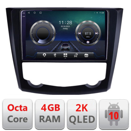 Navigatie dedicata Renault Kadjar C-9030 Android Octa Core Ecran 2K QLED GPS  4G 4+32GB 360 KIT-9030+EDT-E409-2K
