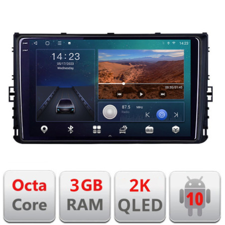 Navigatie dedicata grupul VW B-933  Android Ecran 2K QLED octa core 3+32 carplay android auto KIT-933+EDT-E309V3-2K