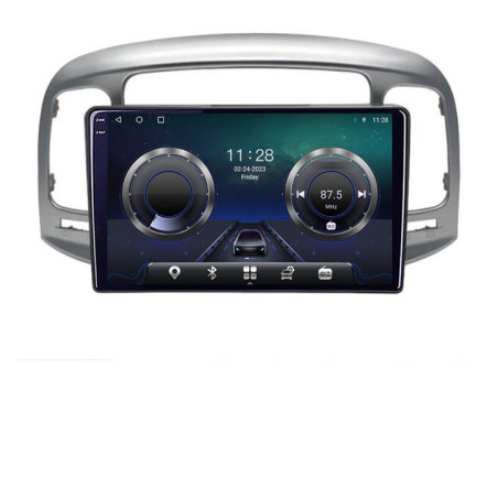 Navigatie dedicata Hyundai Accent 2006-2012 C-Accent Android Octa Core Ecran 2K QLED GPS  4G 4+32GB 360 KIT-accent+EDT-E409-2K